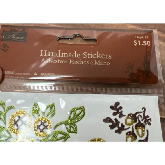 Handmade Stickers Autumn HARVEST Themed Craft CLT00108L05 EMBELLISHMENT - Picture 6 of 6